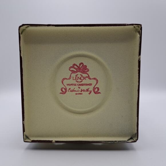 NEW Lenox Winter Greetings Metal Birdhouse Tea Light Candle Holder Cardinal Bird - Picture 2 of 11